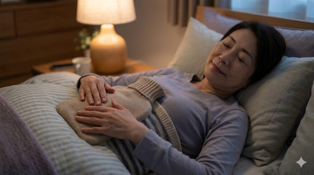 腹部を温めて自律神経を整えるセルフケア