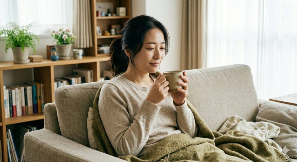 無理せず体を整える穏やかな時間のイメージ