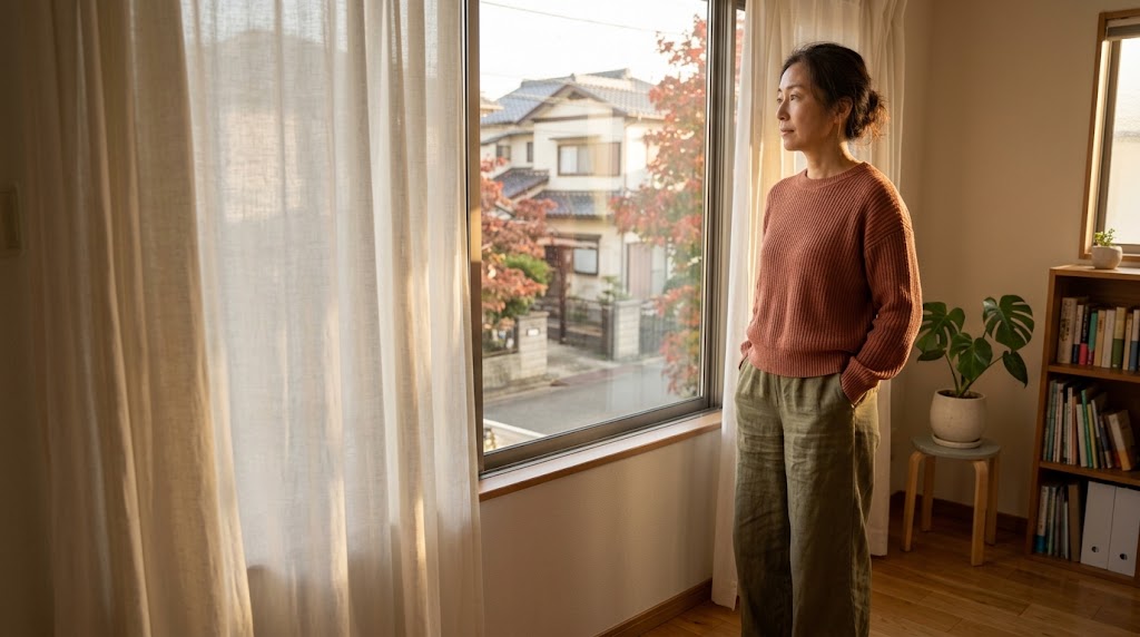 朝のだるさなど普段との体調の違いに気づく女性